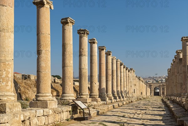 North end of Cardo Maximus street