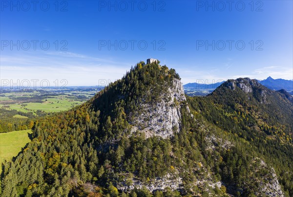 View of hill castle