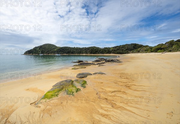 Long sandy beach Anchorage Bay