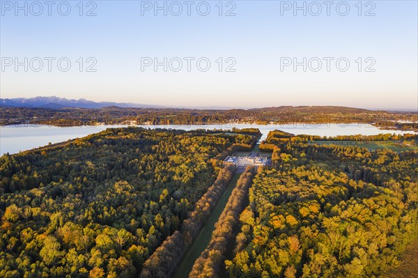 New Herrenchiemsee Castle in the morning light