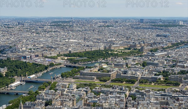 View of the Musee du Louvre