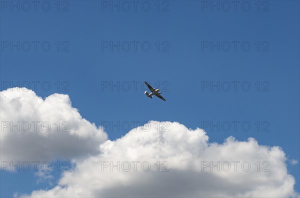 Military aircraft in flight