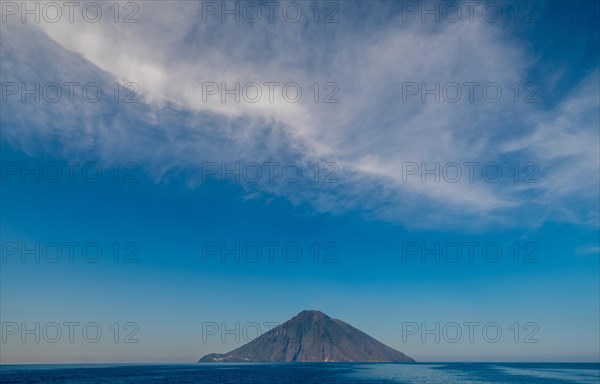 Stromboli Island with Volcano