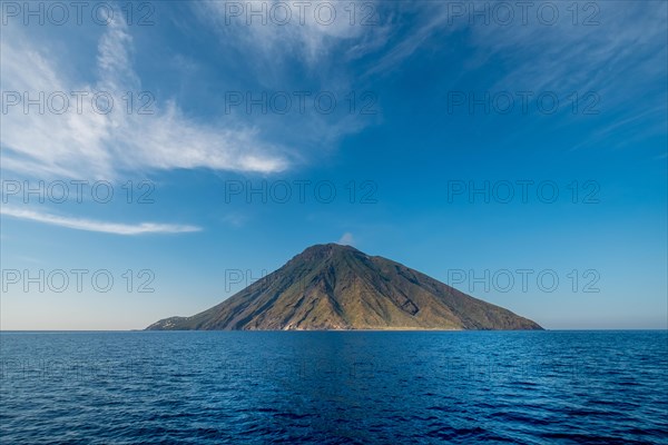 Stromboli Island with Volcano