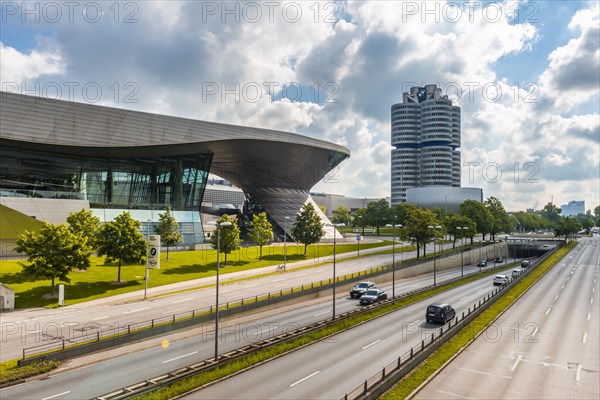 Museum BMW Welt and BMW four-cylinder