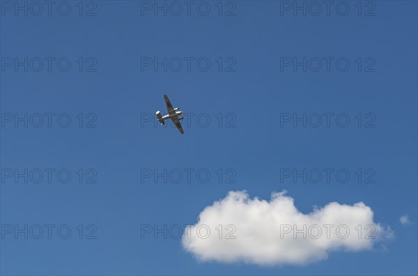 Military aircraft in flight
