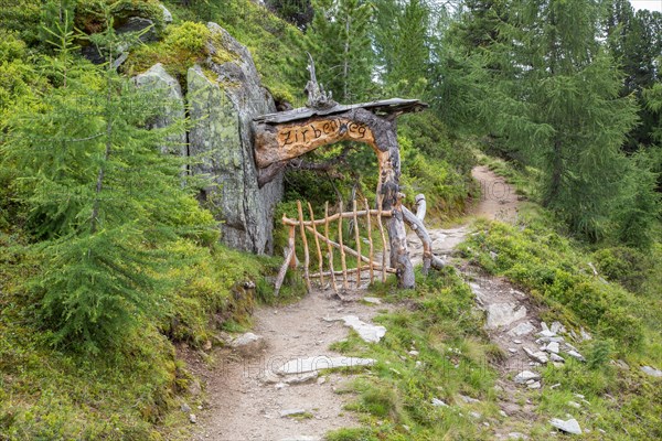 Entrance Zirbenweg