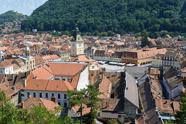 City view with old town hall