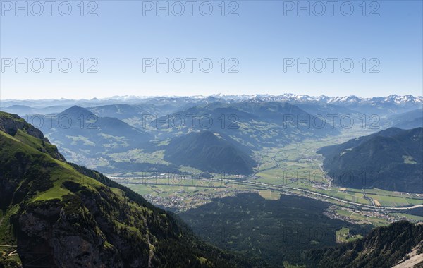 View into the Inn Valley and Zillertal