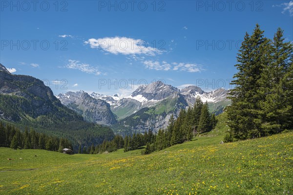 Mountain landscape with the summit of Grosser Lohner