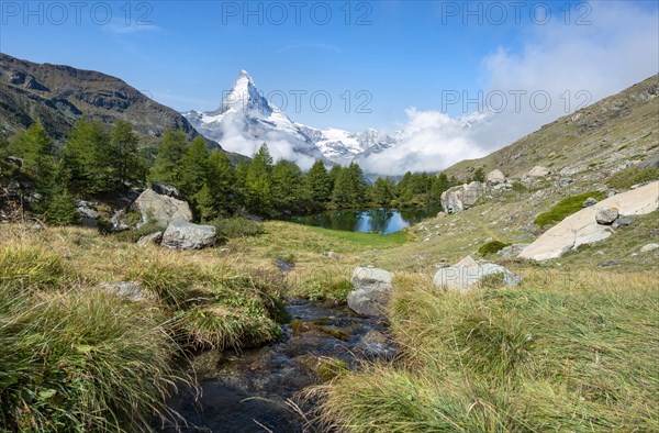 Snow-covered Matterhorn