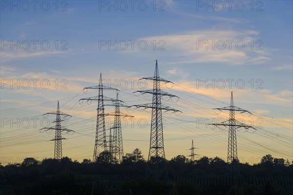 High-voltage pylons