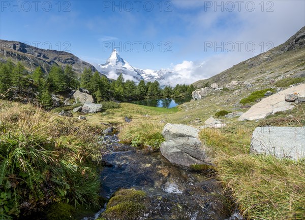 Snow-covered Matterhorn