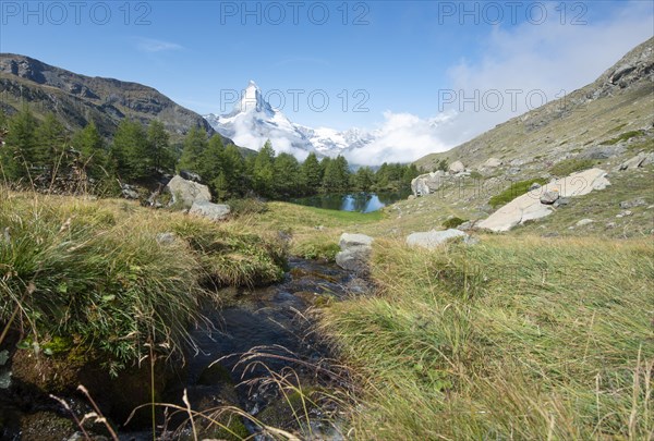 Snow-covered Matterhorn