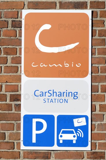 Sign Cambio Carsharing Station