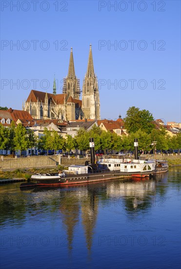 Steamer Ruthof Ersekcsanad on the Danube