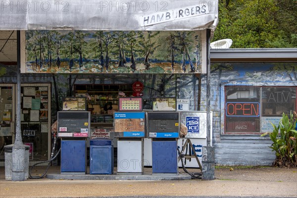 Old gas station