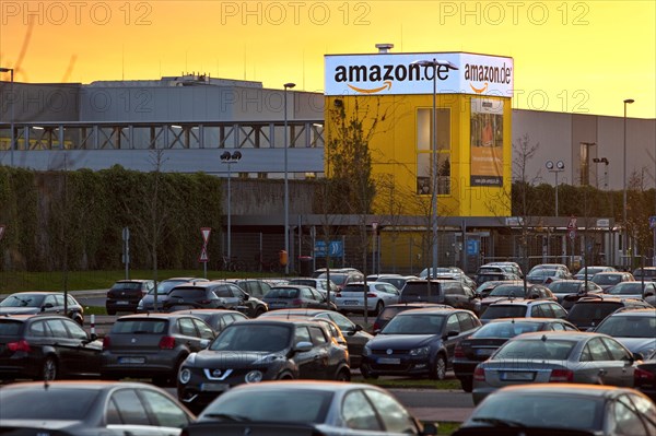 Parking at Amazon Logistics Center