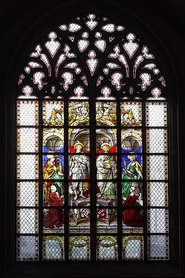 Stained glass window