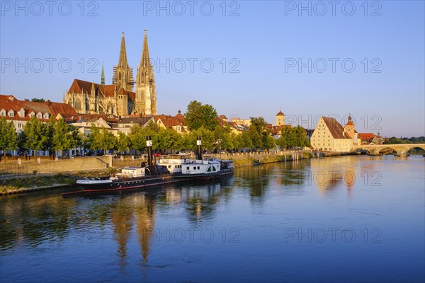 Steamer Ruthof Ersekcsanad on the Danube