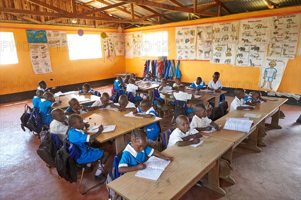 Pupils in preschool during lessons