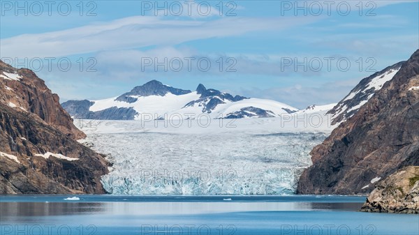 Glacier at Prins Christian Sund