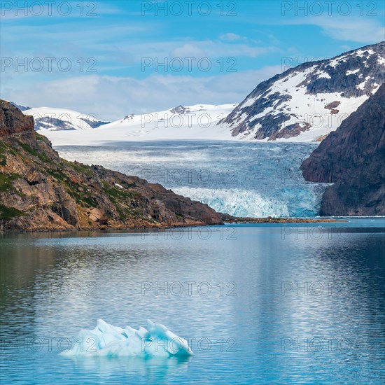 Glacier at Prins Christian Sund