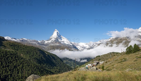 Snow-covered Matterhorn