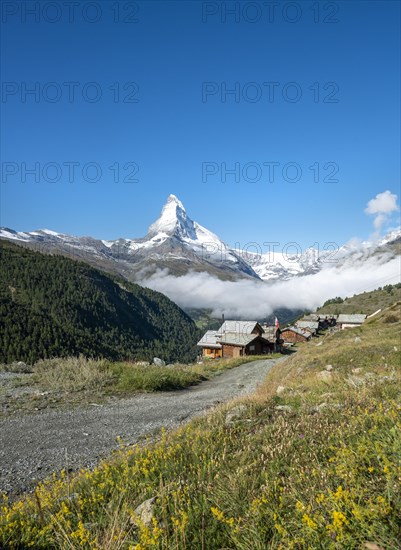 Snow-covered Matterhorn