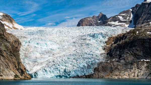 Glacier at Prins Christian Sund