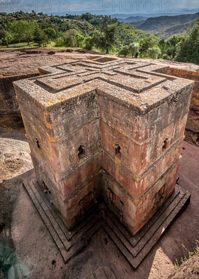 Rock hewn monolithic church of Bet Giyorgis