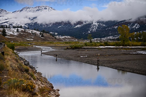 Fly fishing in Yellowstone National Park