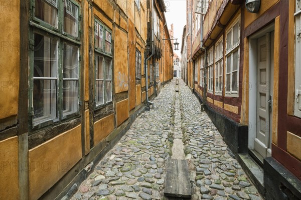 Alley in historic centre of Helsingor