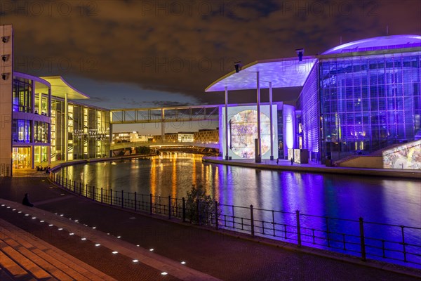 Film projection at the German Bundestag