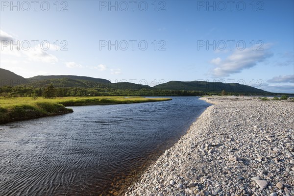 Gravel bank on the banks of Saint Ann Bay