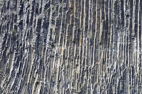 Basalt rock face