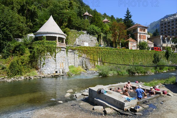 Thermal spring in Baile Herculane