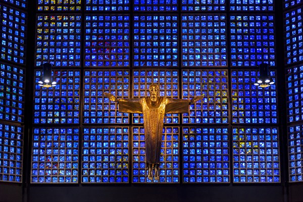 Resurrection Christ by Karl Hemmeter above the altar