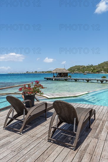 Waterfront deckchairs