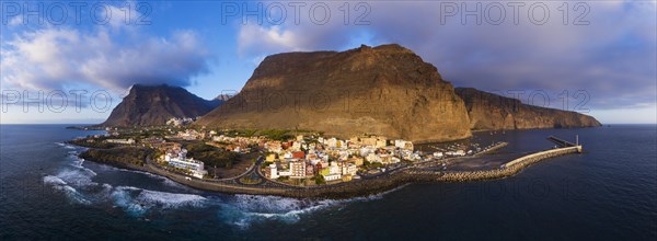 Panorama in the evening light