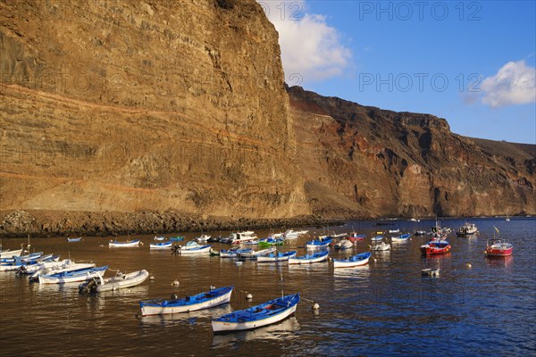 Fishing boats in the fishing port