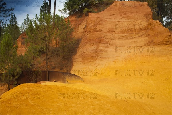 Ochre cliffs near Roussillon