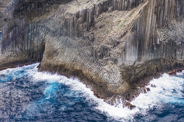 Basalt rock formation Los Organos