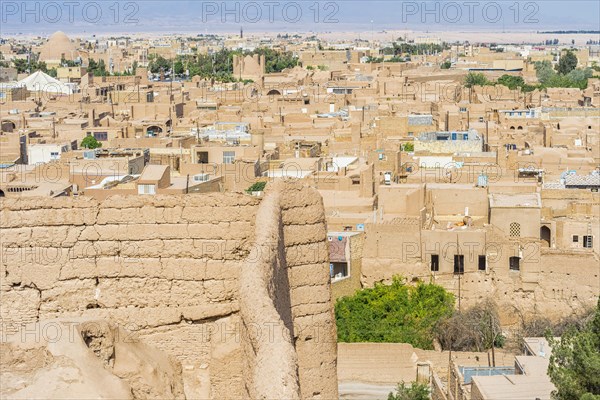 Narin Qal'eh ramparts and the city