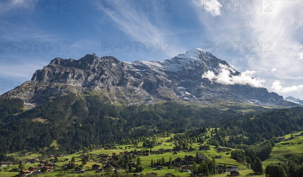 Massif of the Eiger with Eiger north face