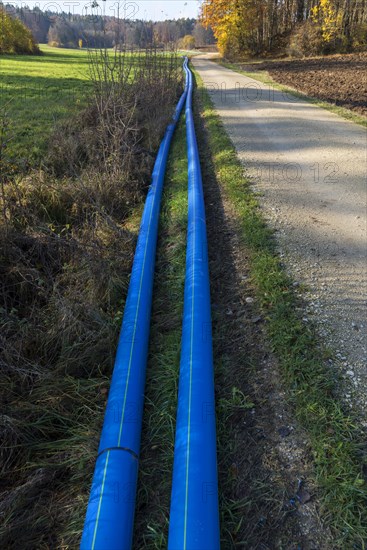 Laying of gas pipelines