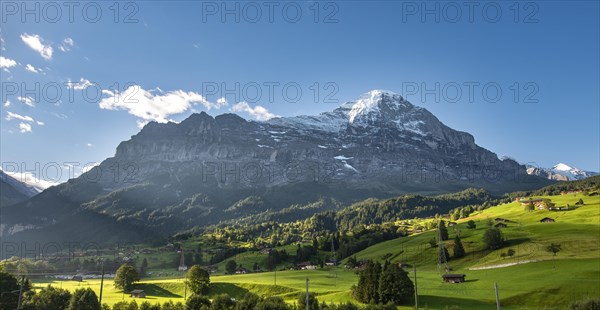 Massif of the Eiger with Eiger north face