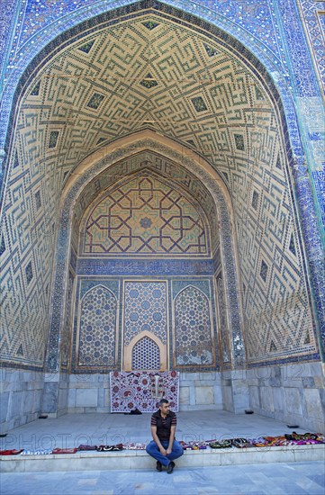 Prayer niche in the Ulug'Bek-Medrese