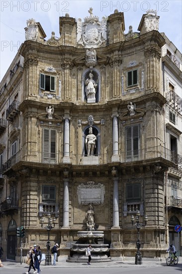 Historical building with baroque architecture