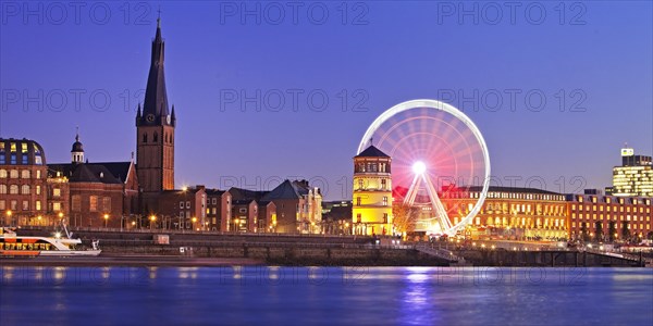 Rhine bank with St. Lambertus